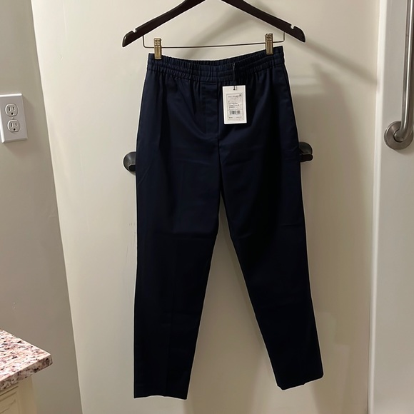 New - NWT! Theory Navy Pant - Petite - Picture 1 of 8